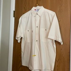 Men’s white button down